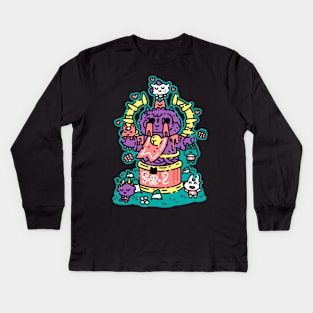 A cute little cult III Kids Long Sleeve T-Shirt